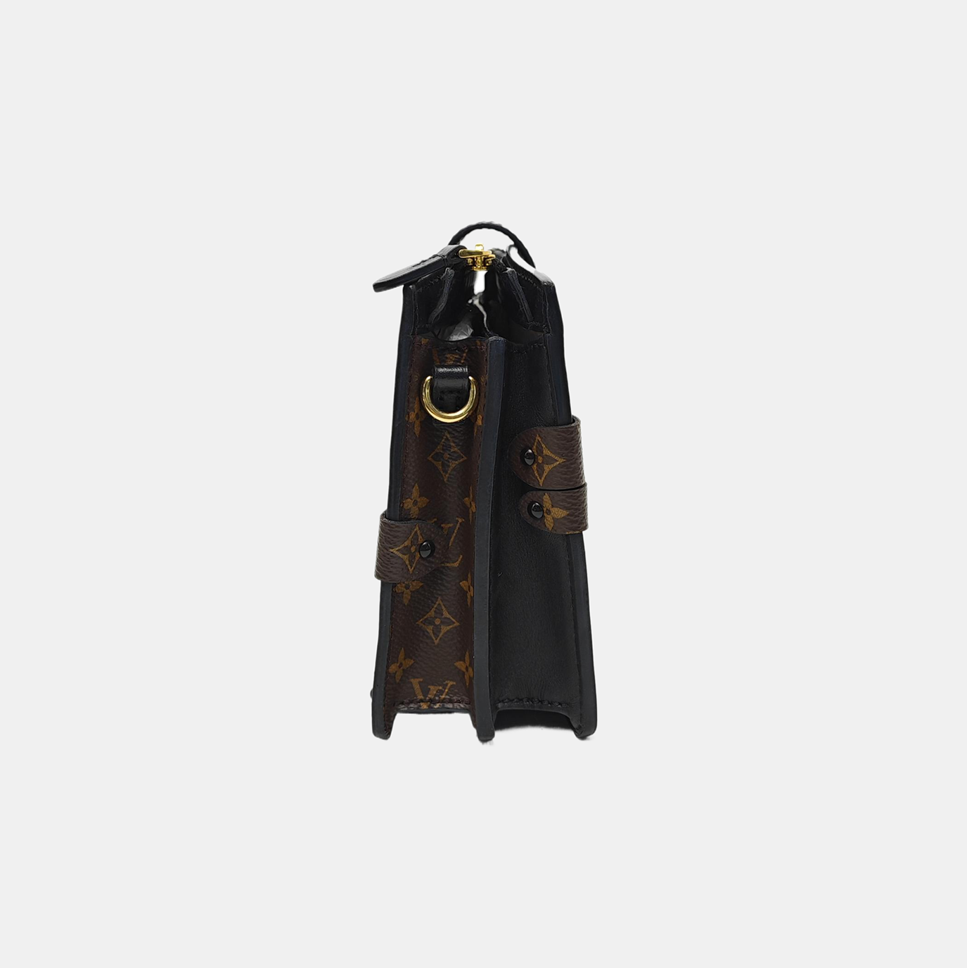 TRUNK Monogram Coated Canvas Brown
