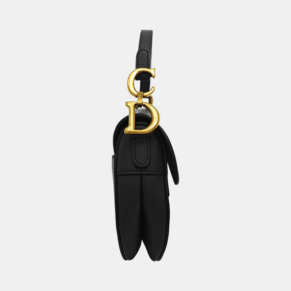 Saddle Mini Calfskin Black