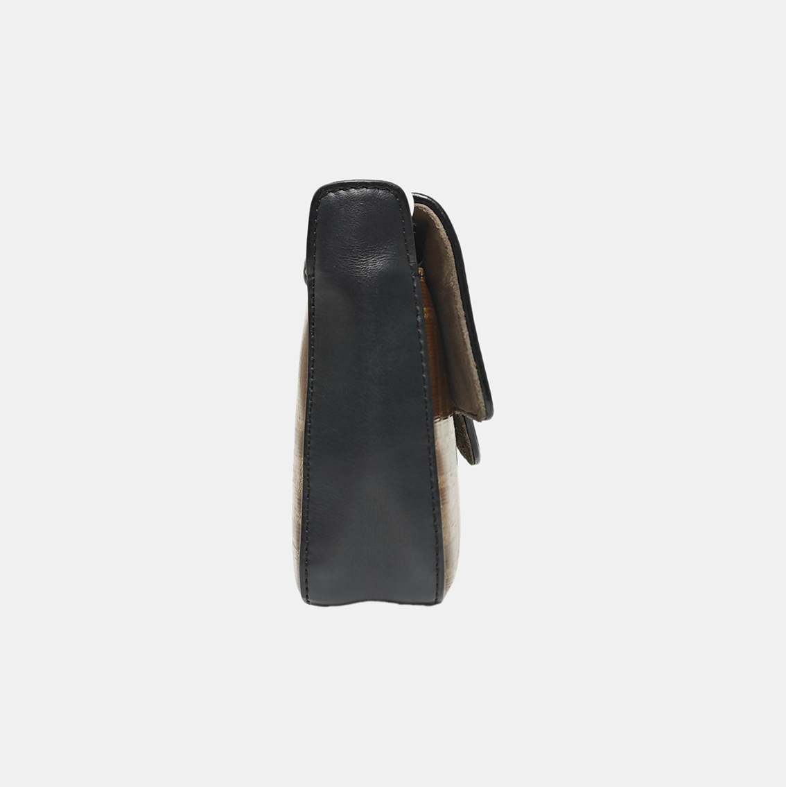 Double F Small Coated Canvas Brown