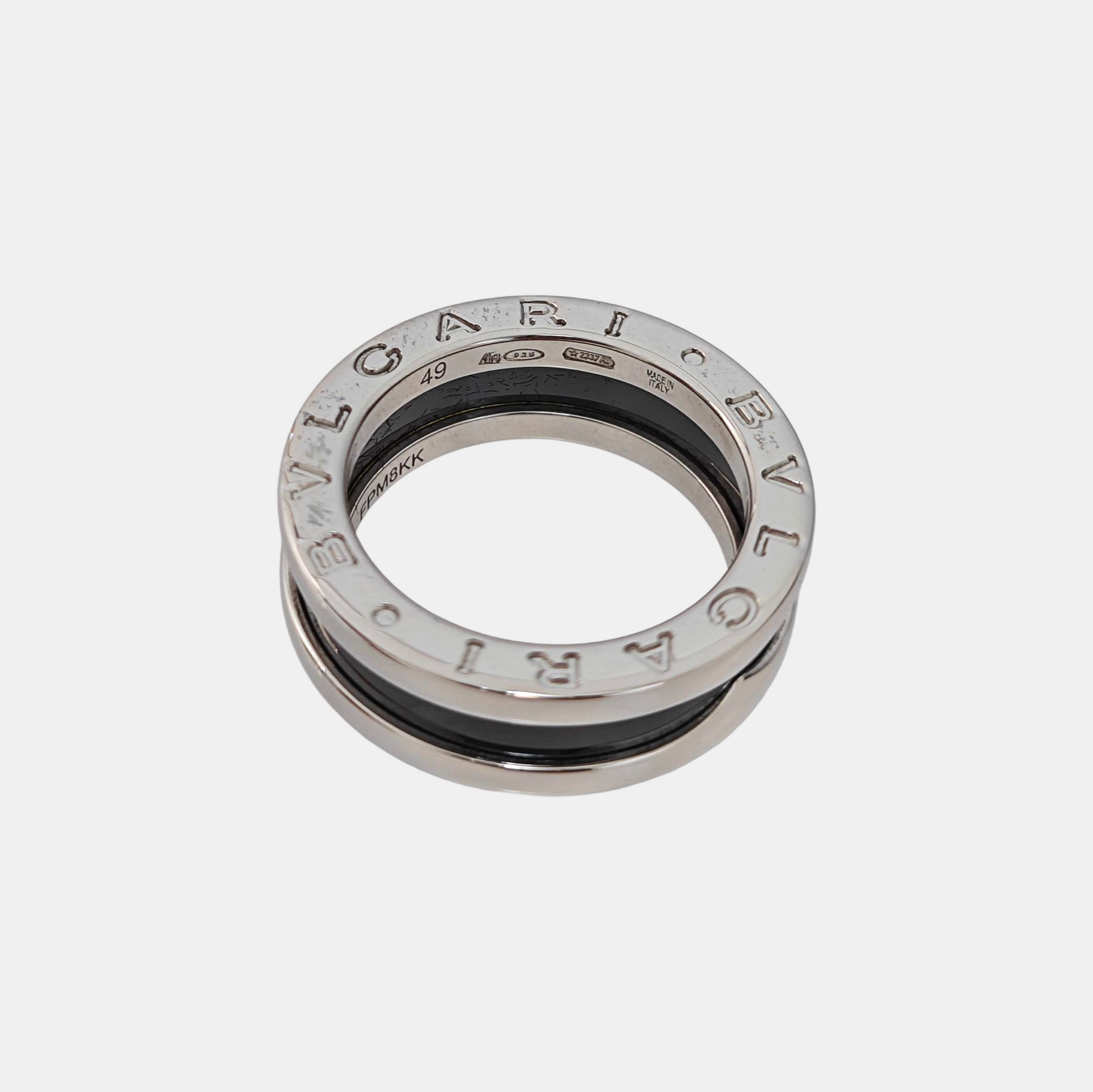 B.ZERO1 925 Sterling Silver Ring EU 49