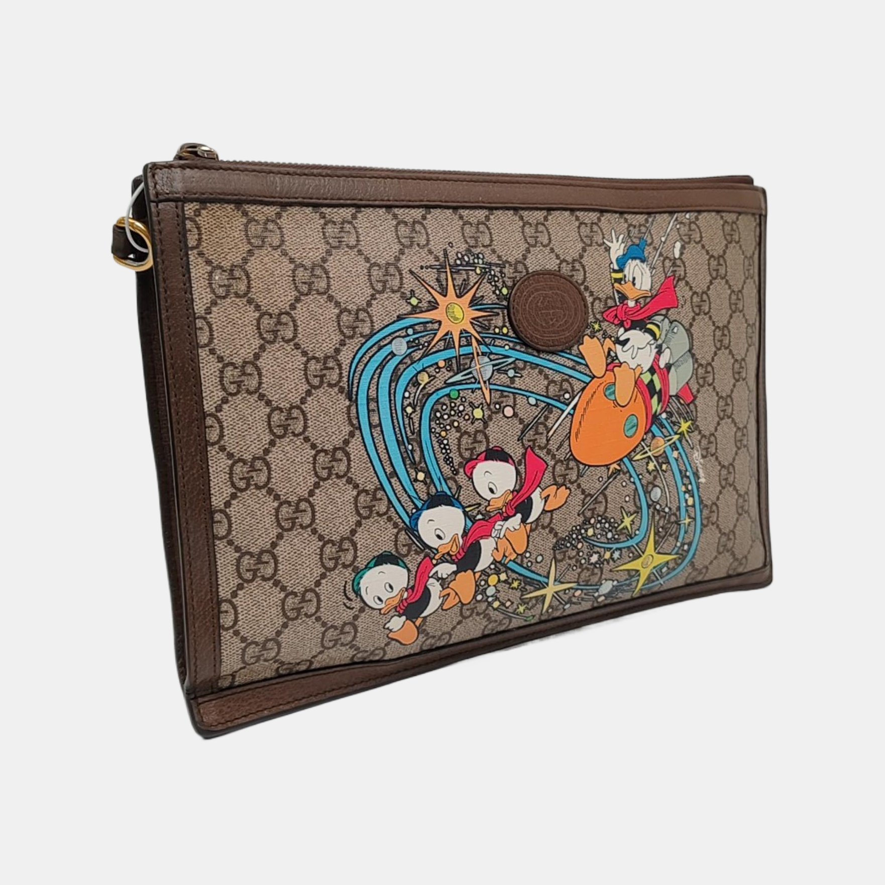 Disney X Gucci Monogram Coated Canvas Beige