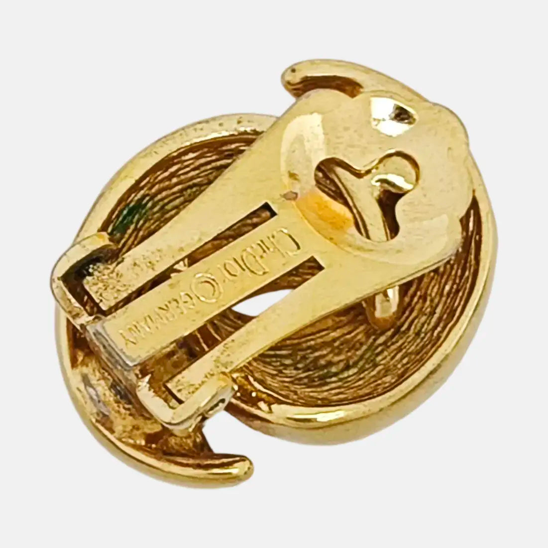 Metal Gold Clip On Earrings