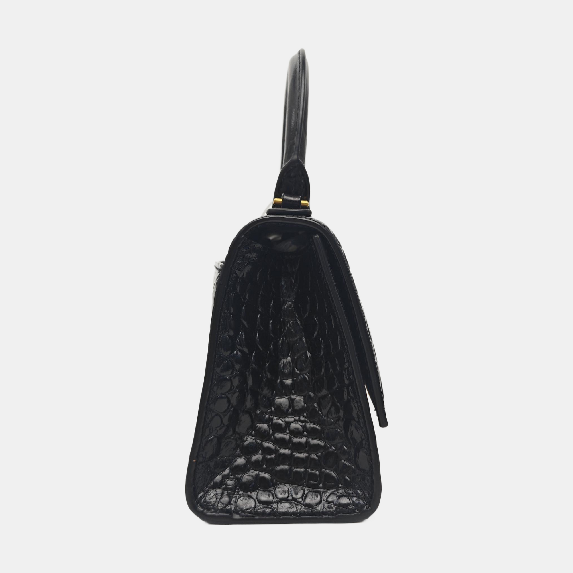 Hourglass XS Calfskin Black