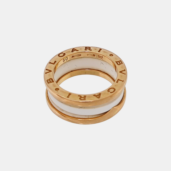 B.ZERO1 18k Rose Gold Ring EU 50