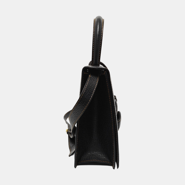 Calfskin Shoulder Bag Black