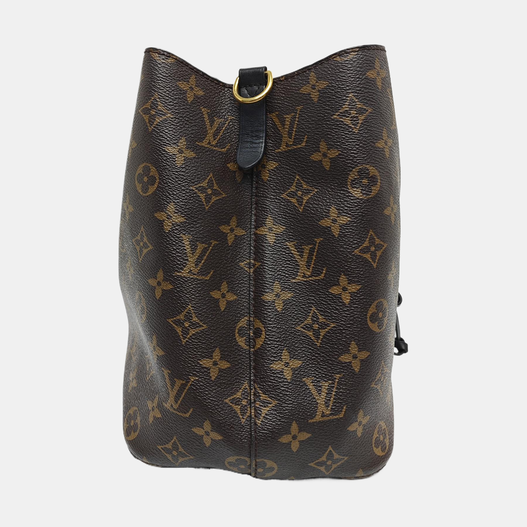 NÉONOÉ MM Monogram Coated Canvas Brown