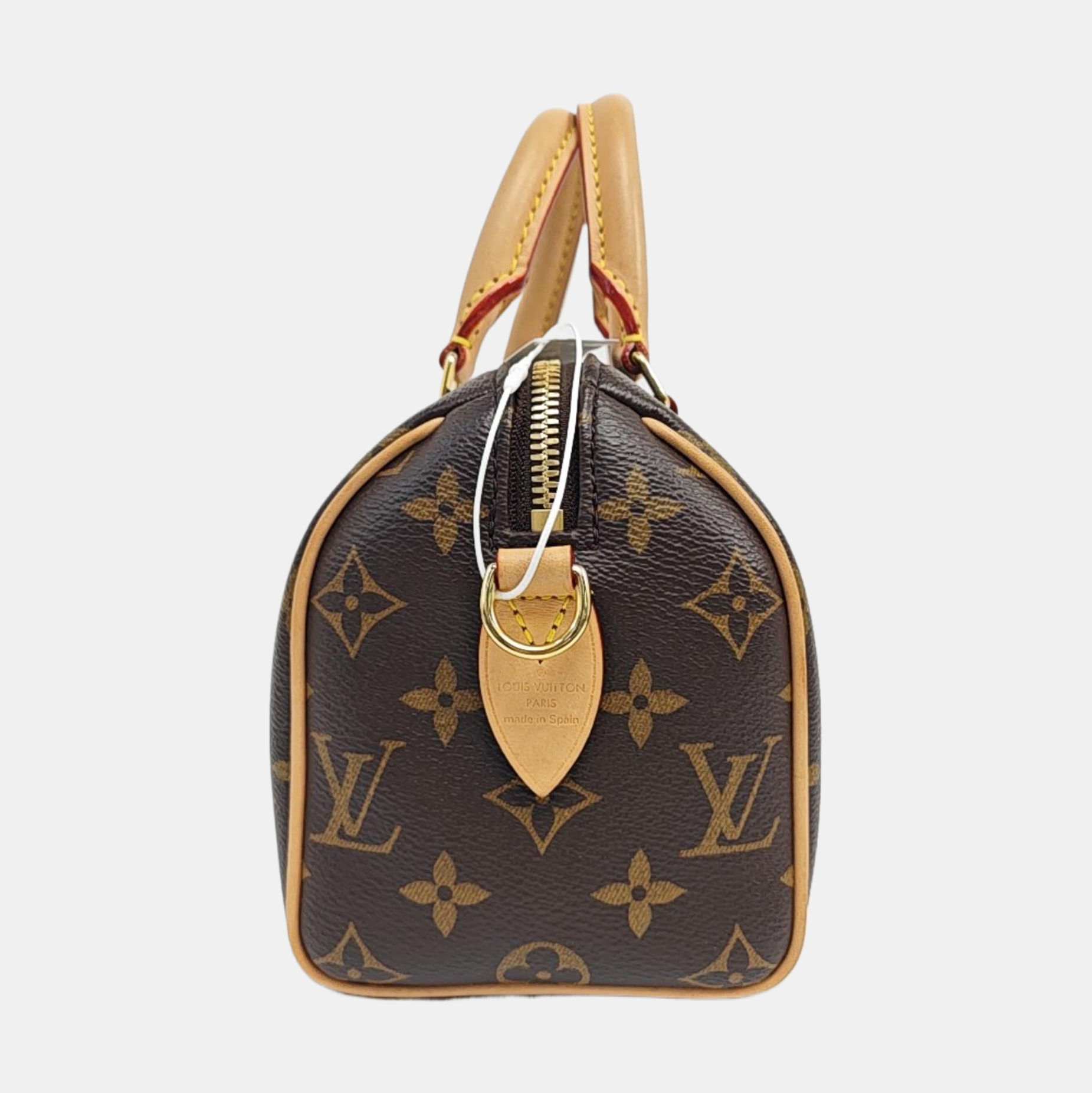 SPEEDY 20 Monogram Coated Canvas Brown