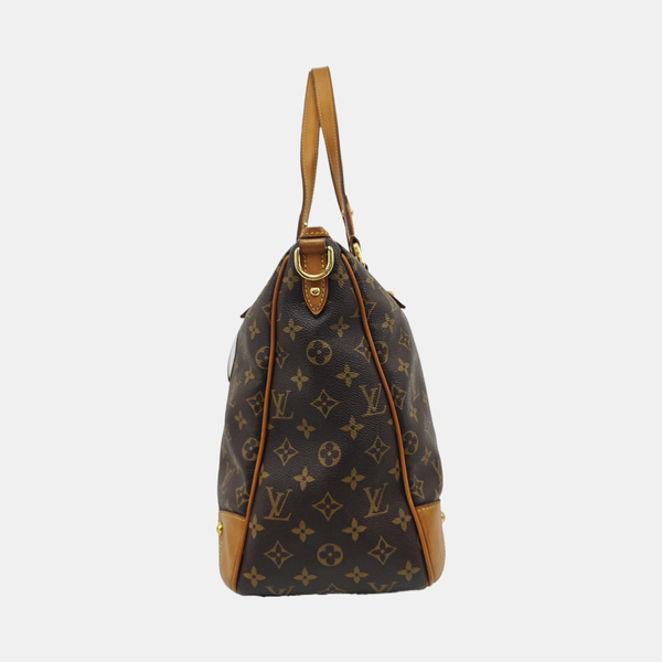 ESTRELA GM Monogram Coated Canvas Brown