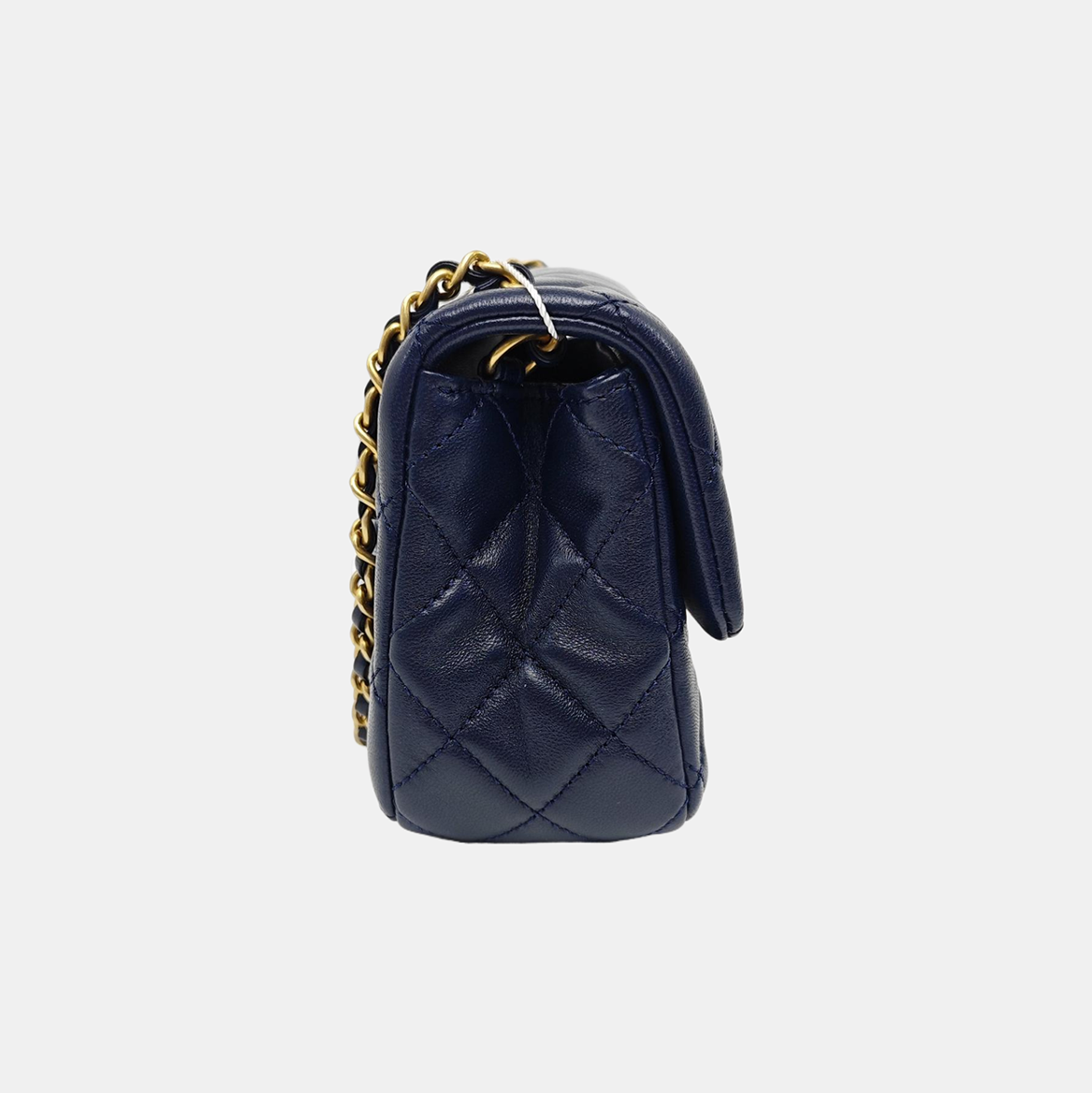 CLASSIC FLAP Mini Quilted Lambskin Blue