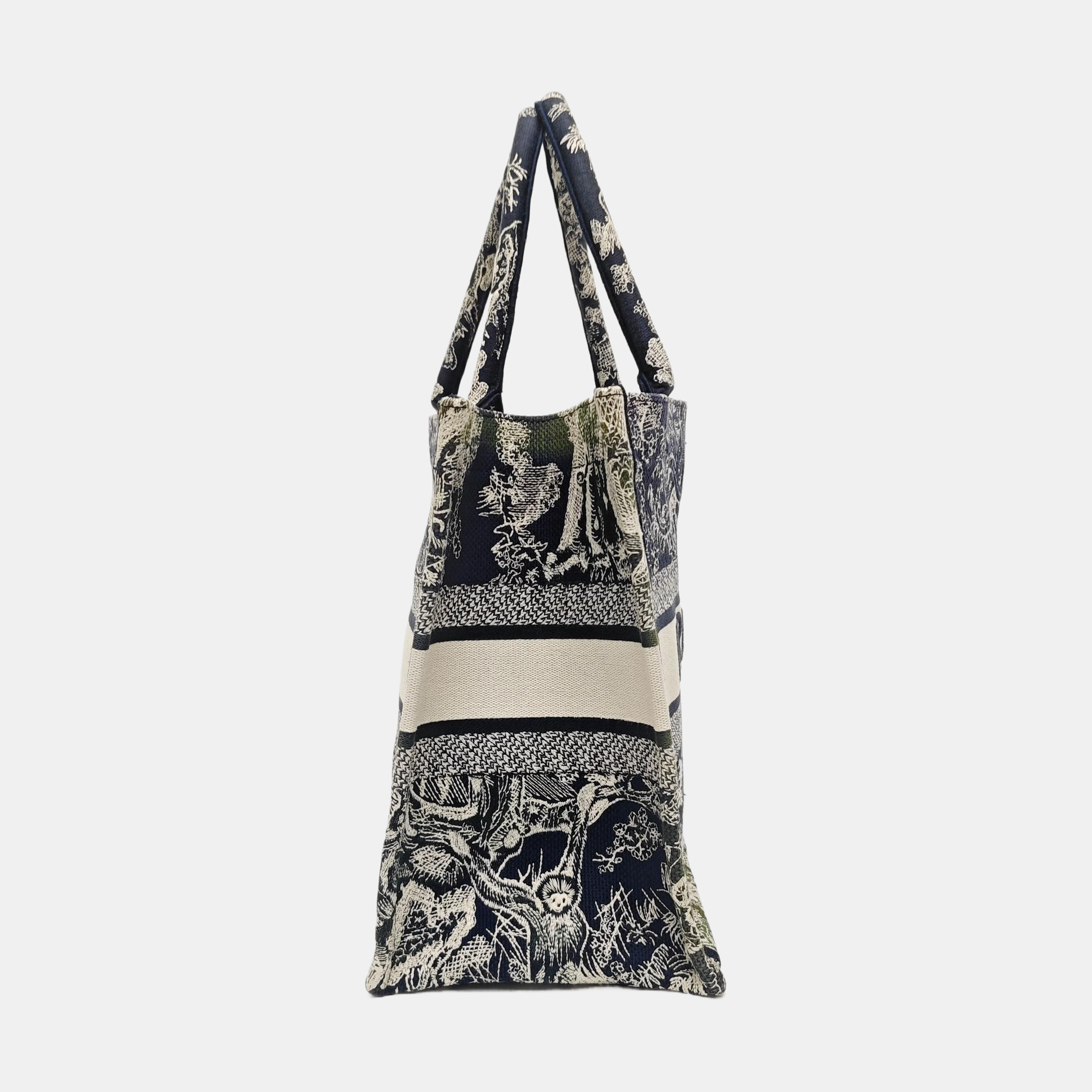 Book Tote Medium Fabric Blue