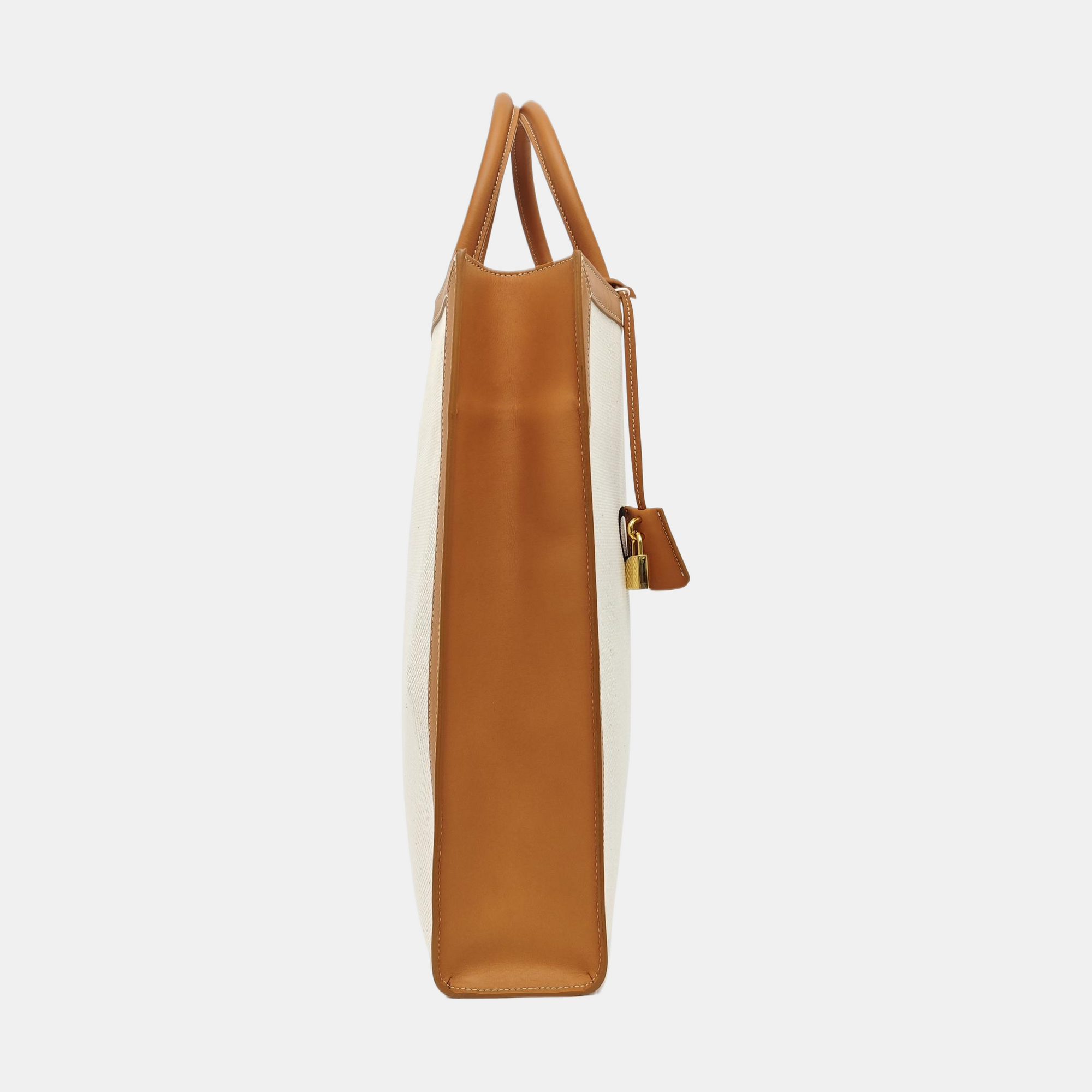 CABAS CELINE Medium Fabric White