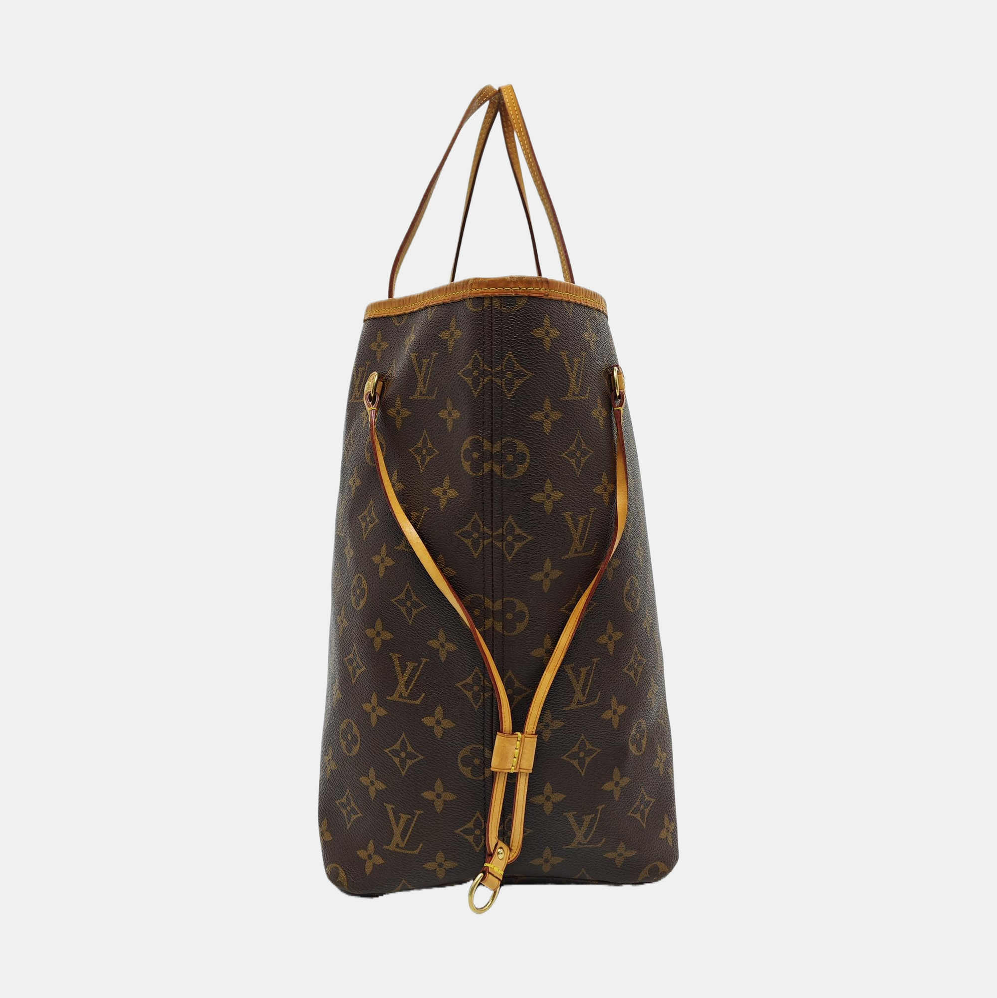 NEVERFULL Lona Revestida Monogram Marrón