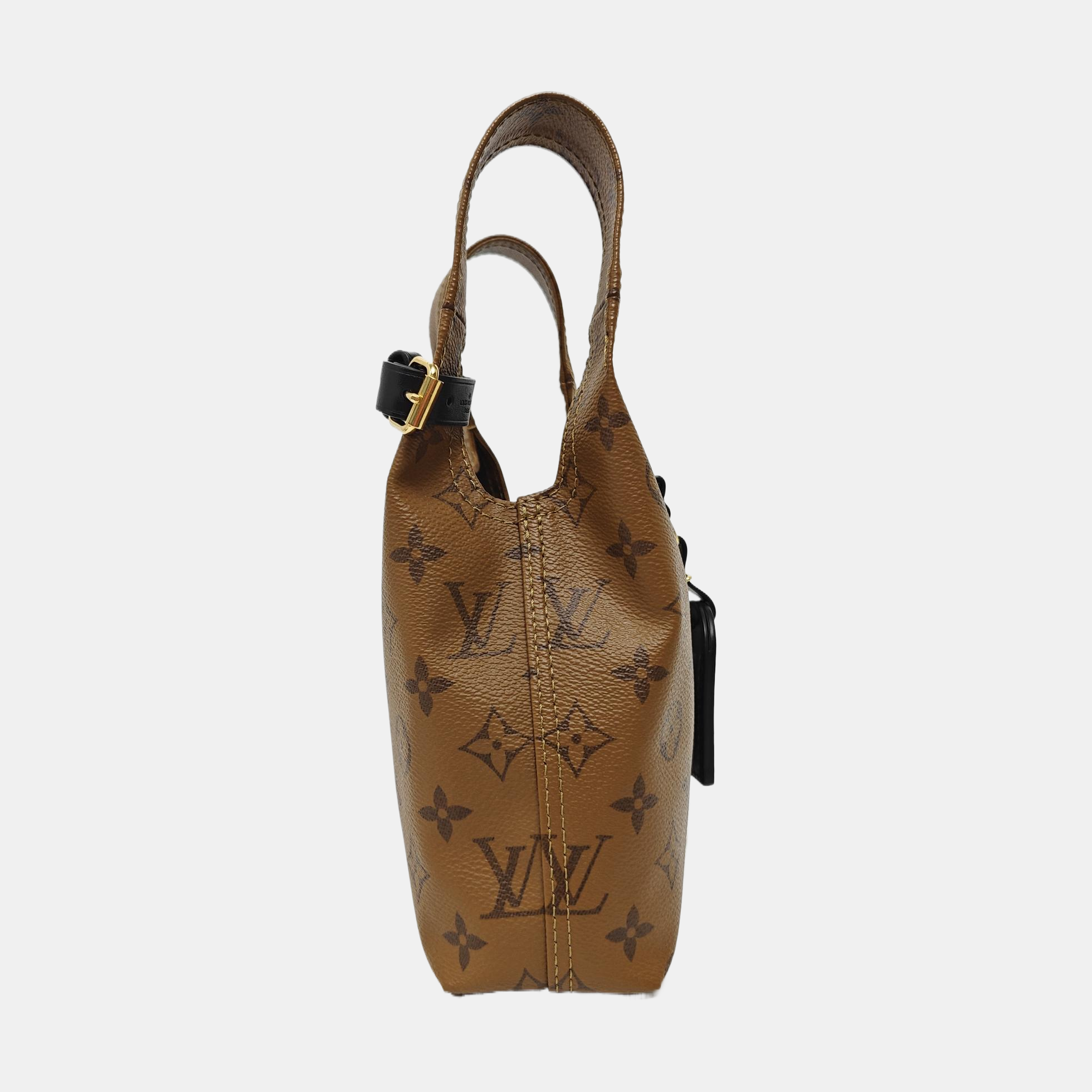 ATLANTIS PM Monogram Coated Canvas Brown