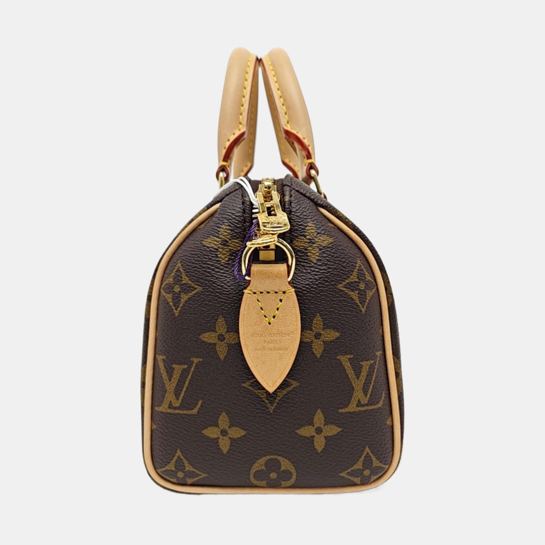 SPEEDY 20 Monogram Coated Canvas Brown