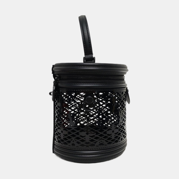 CANNES Monogram Calfskin Black