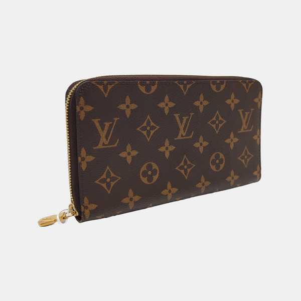 ZIPPY Monogram Coated Canvas Brown Wallet