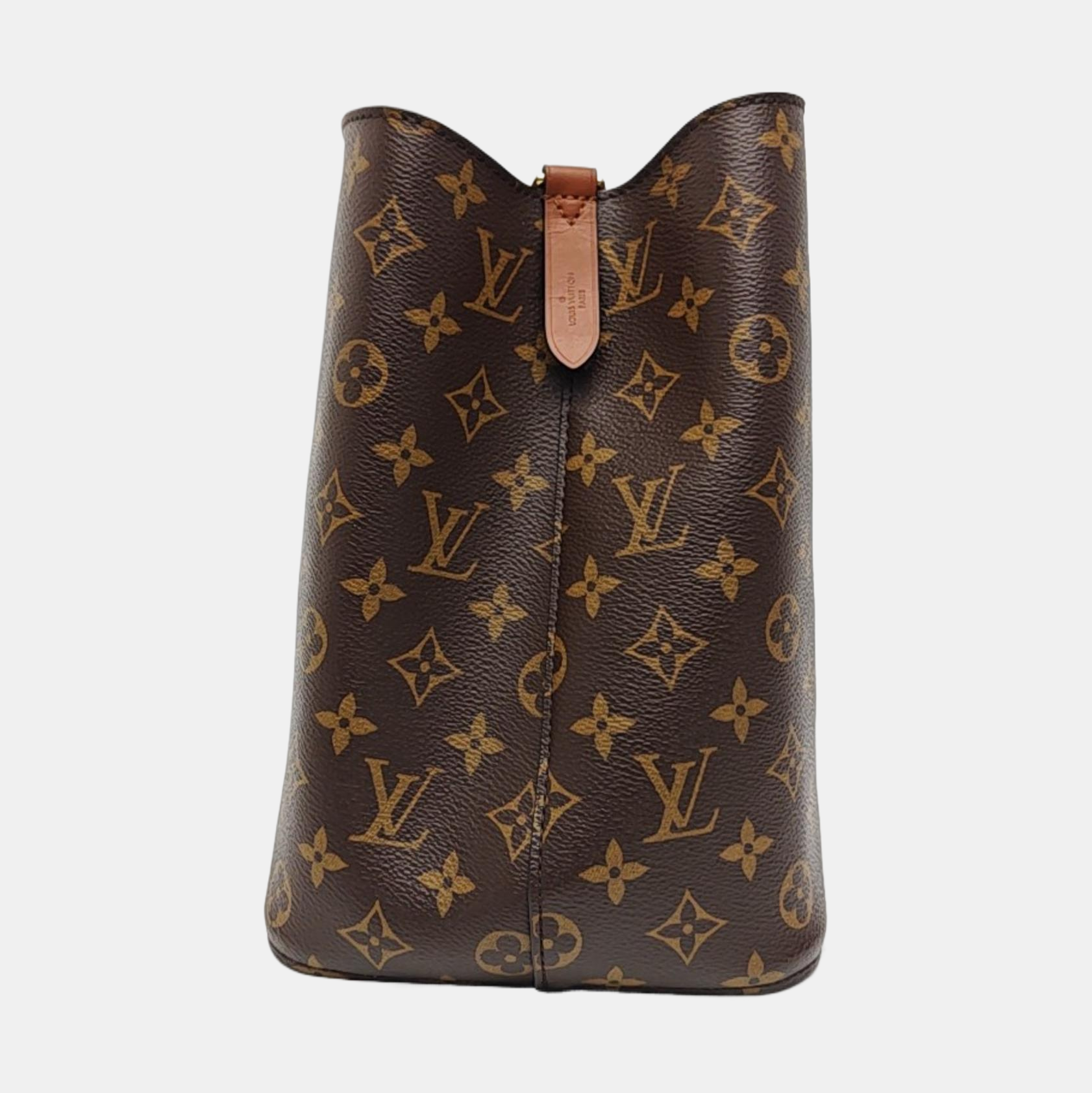 NÉONOÉ MM Monogram Coated Canvas Brown