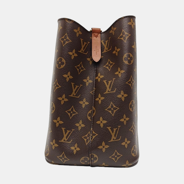 NÉONOÉ MM Monogram Coated Canvas Brown