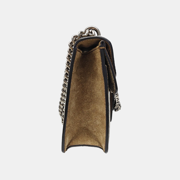 Dionysus Mini Monogram Coated Canvas Beige
