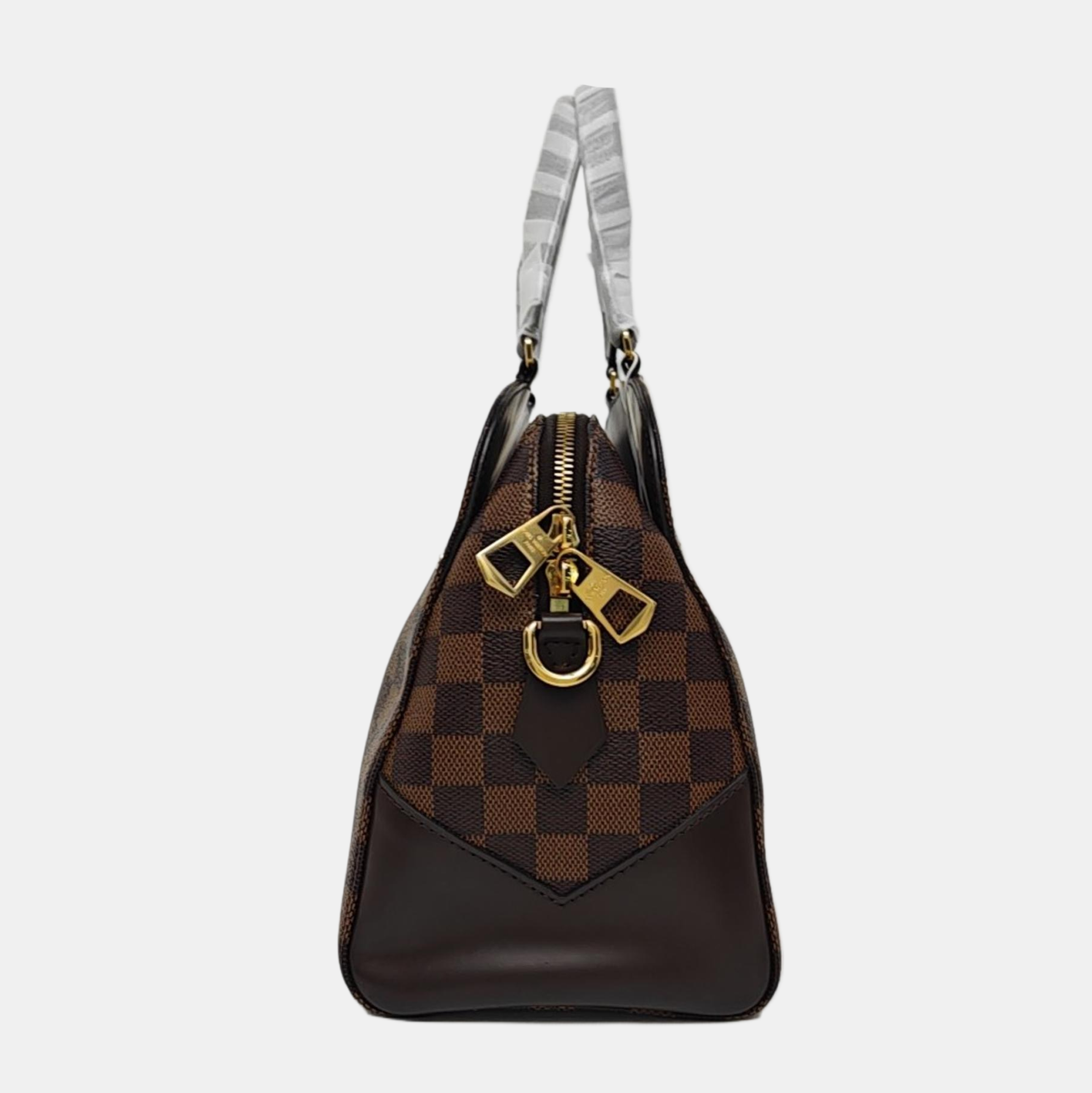 KENSINGTON BOWLING Damier Ebene Coated Canvas Brown