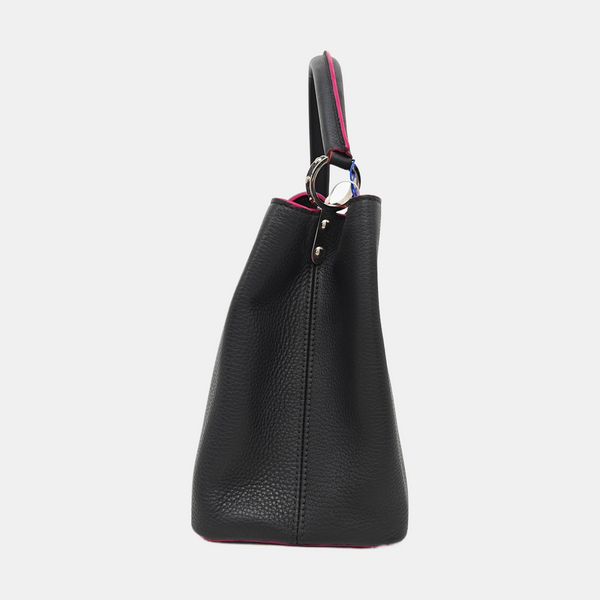 CAPUCINES GM Calfskin Black