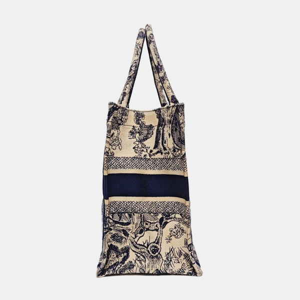 Book Tote Medium Canvas Blue