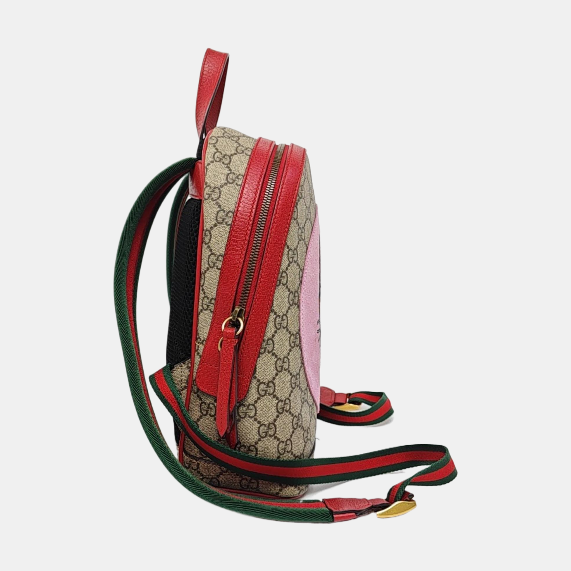 GG Supreme Monogram Coated Canvas Black