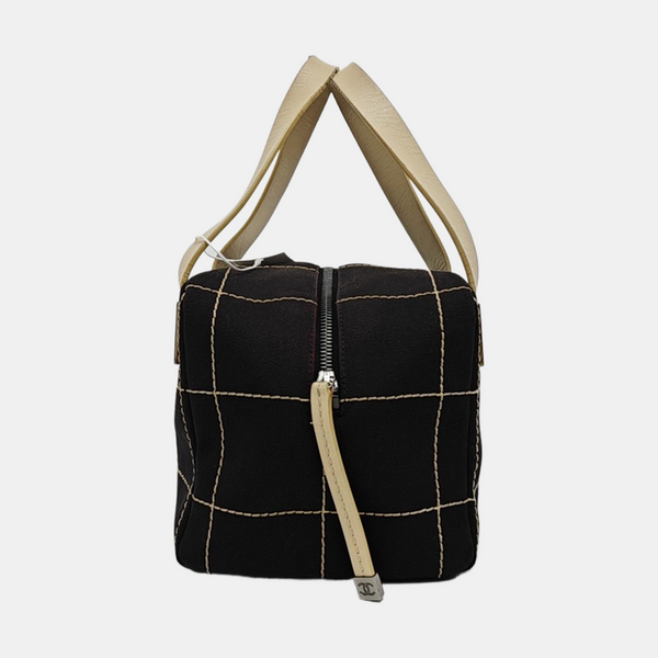 SQUARE STITCH Canvas Black
