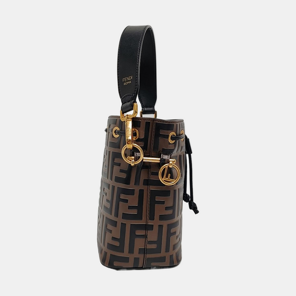 Mon Tresor Mini Monogram Calfskin Brown