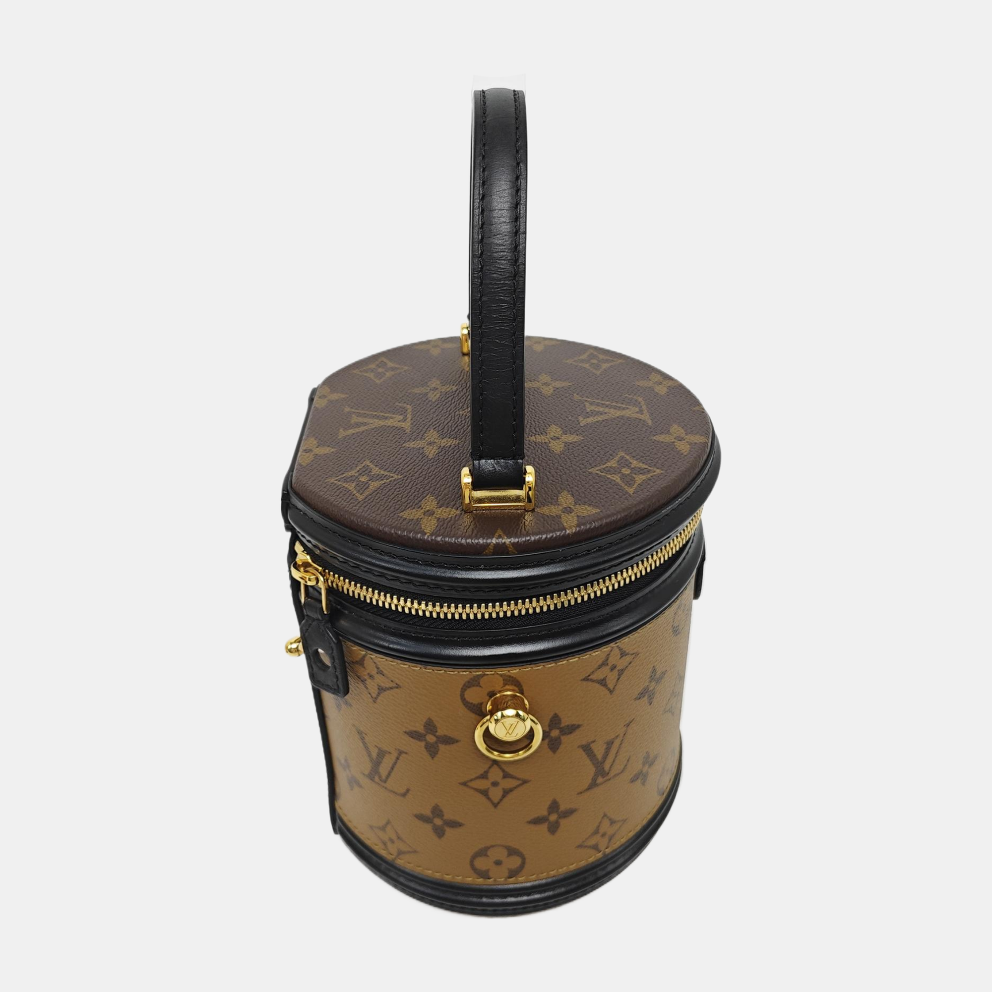 CANNES PM Monogram Coated Canvas Brown