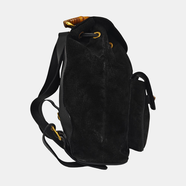 Bamboo 1947 Medium Suede Black