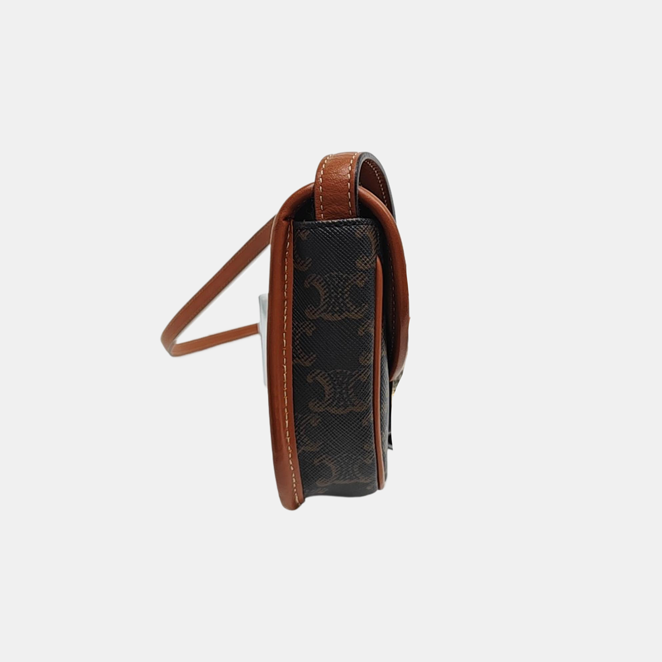 BESACE Mini Coated Canvas Brown