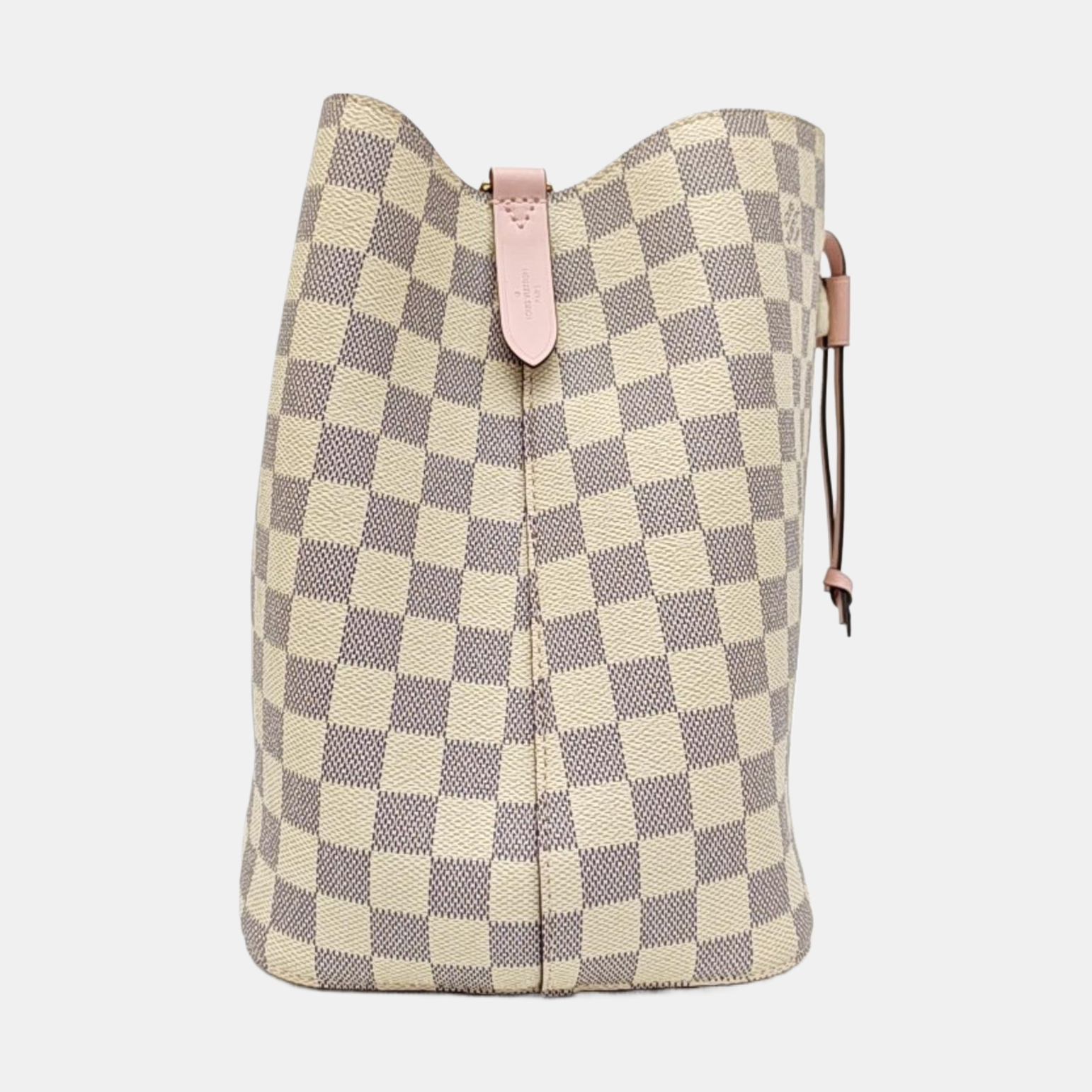 NÉONOÉ MM Damier Azur Coated Canvas White