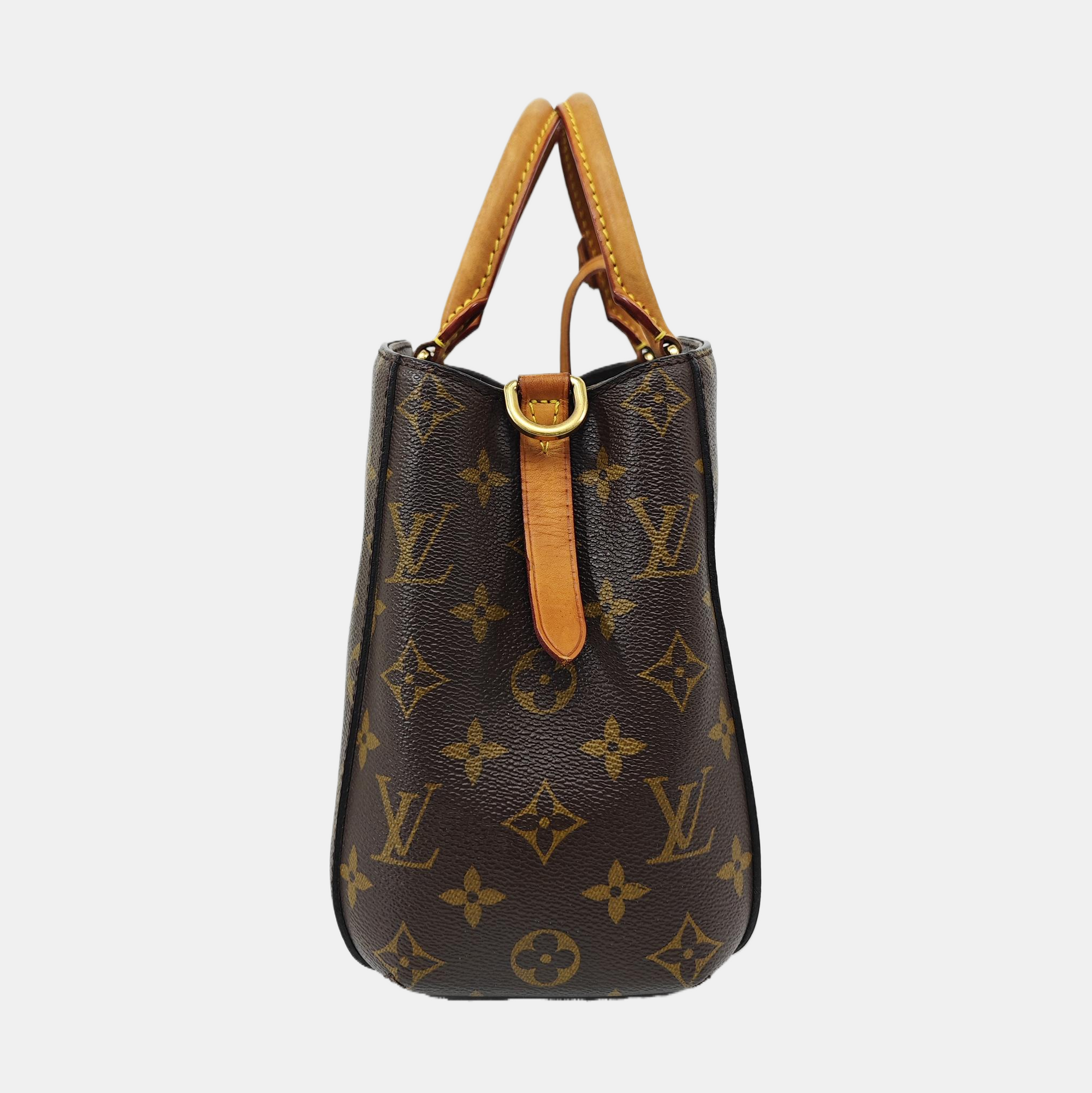 MONTAIGNE Monogram Coated Canvas Brown