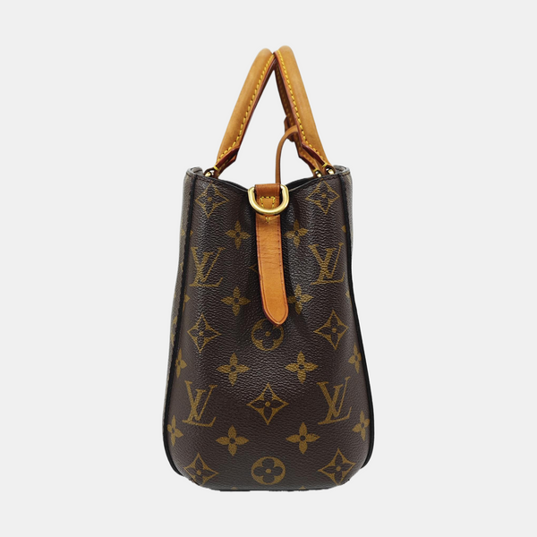 MONTAIGNE Monogram Coated Canvas Brown