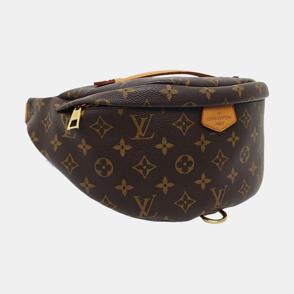 BUMBAG Monogram Coated Canvas Brown