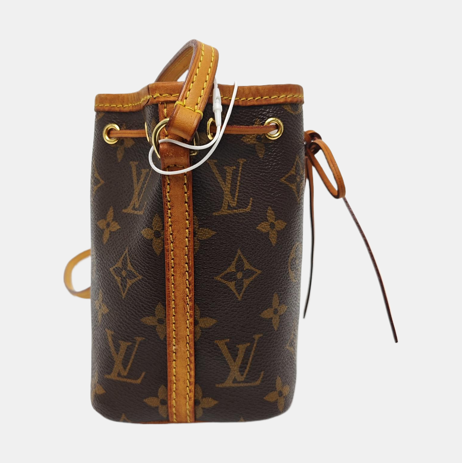 NÉONOÉ Nano Monogram Coated Canvas Brown
