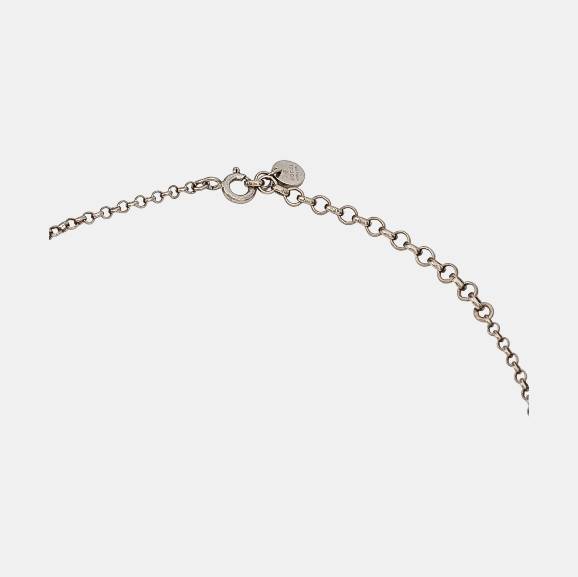 Interlocking G 925 Sterling Silver Necklace