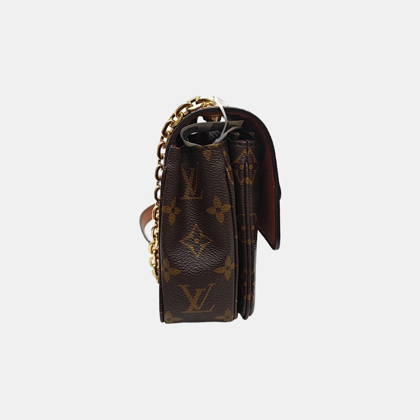 MARCEAU Monogram Coated Canvas Brown