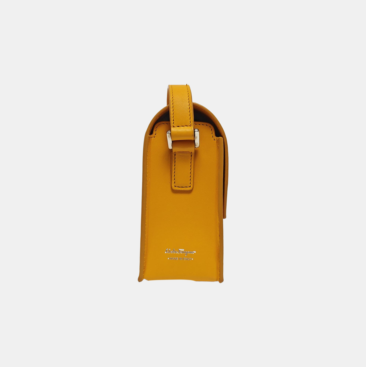 Calfskin Shoulder Bag Yellow
