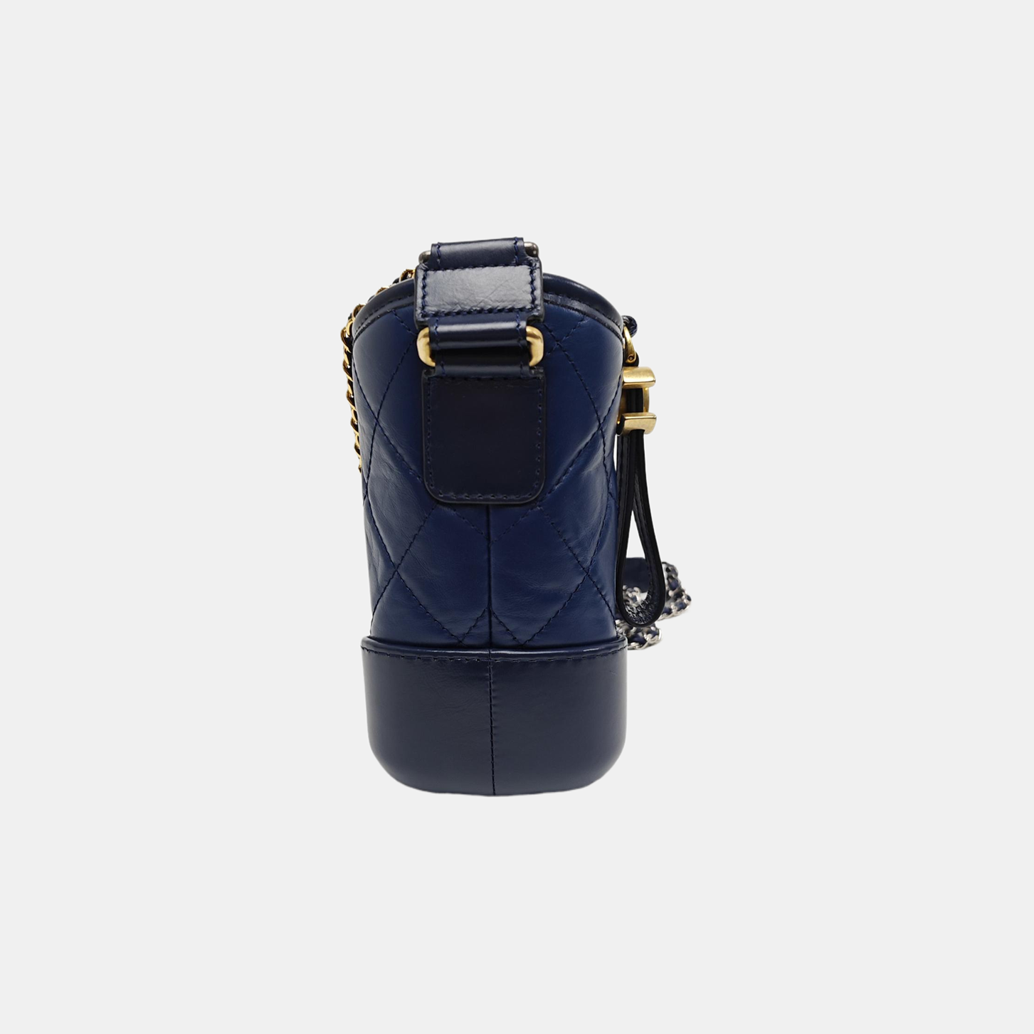GABRIELLE Small Quilted Calfskin Blue