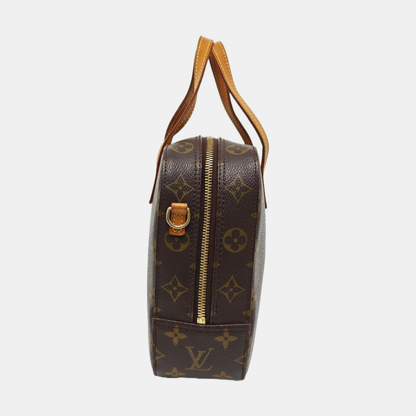 SPONTINI Monogram Coated Canvas Brown