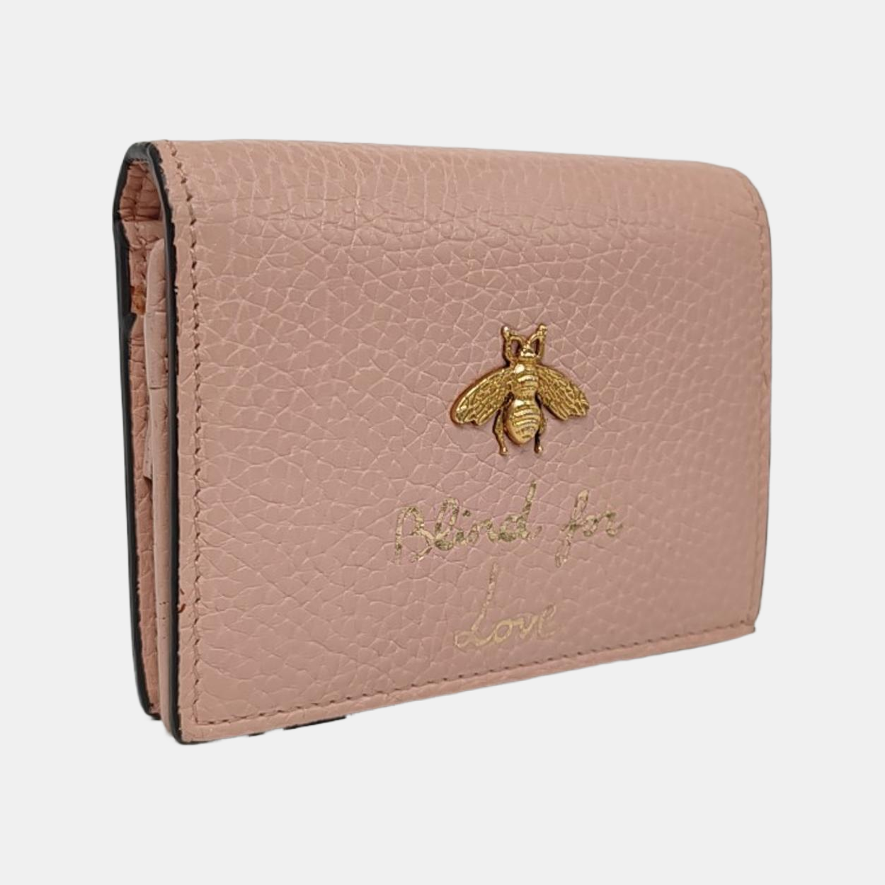 Animalier Calfskin Pink Wallet