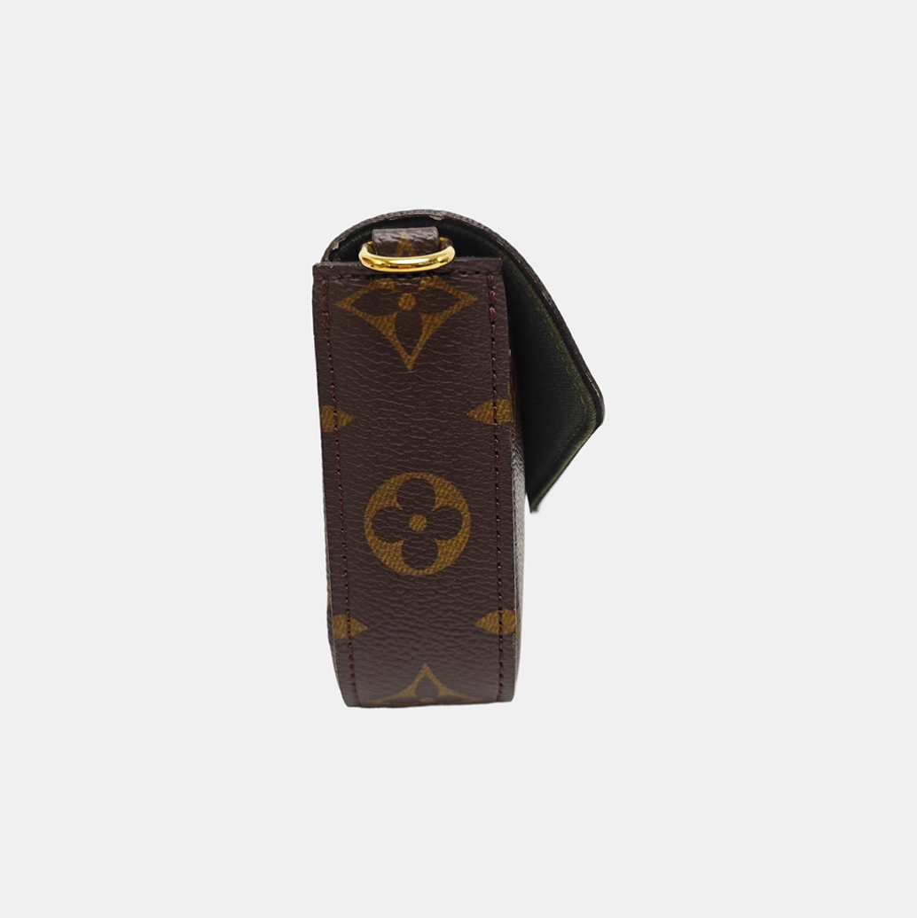 FÉLICIE Monogram Coated Canvas Brown