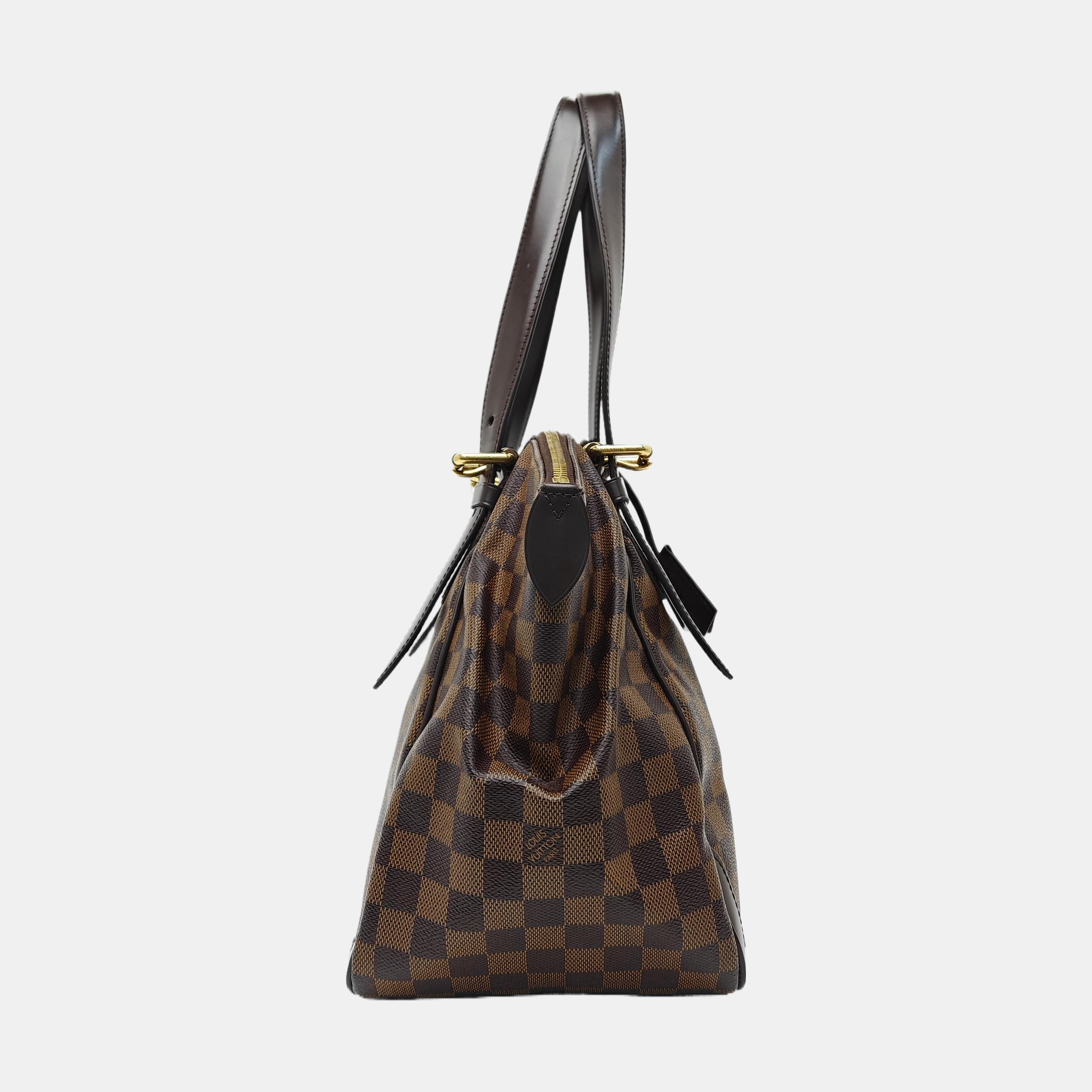 VERONA MM Damier Ebene Coated Canvas Brown