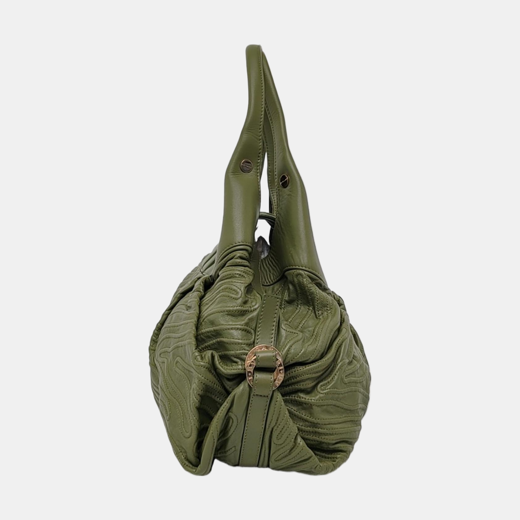 CHANDRA Quilted Calfskin Green