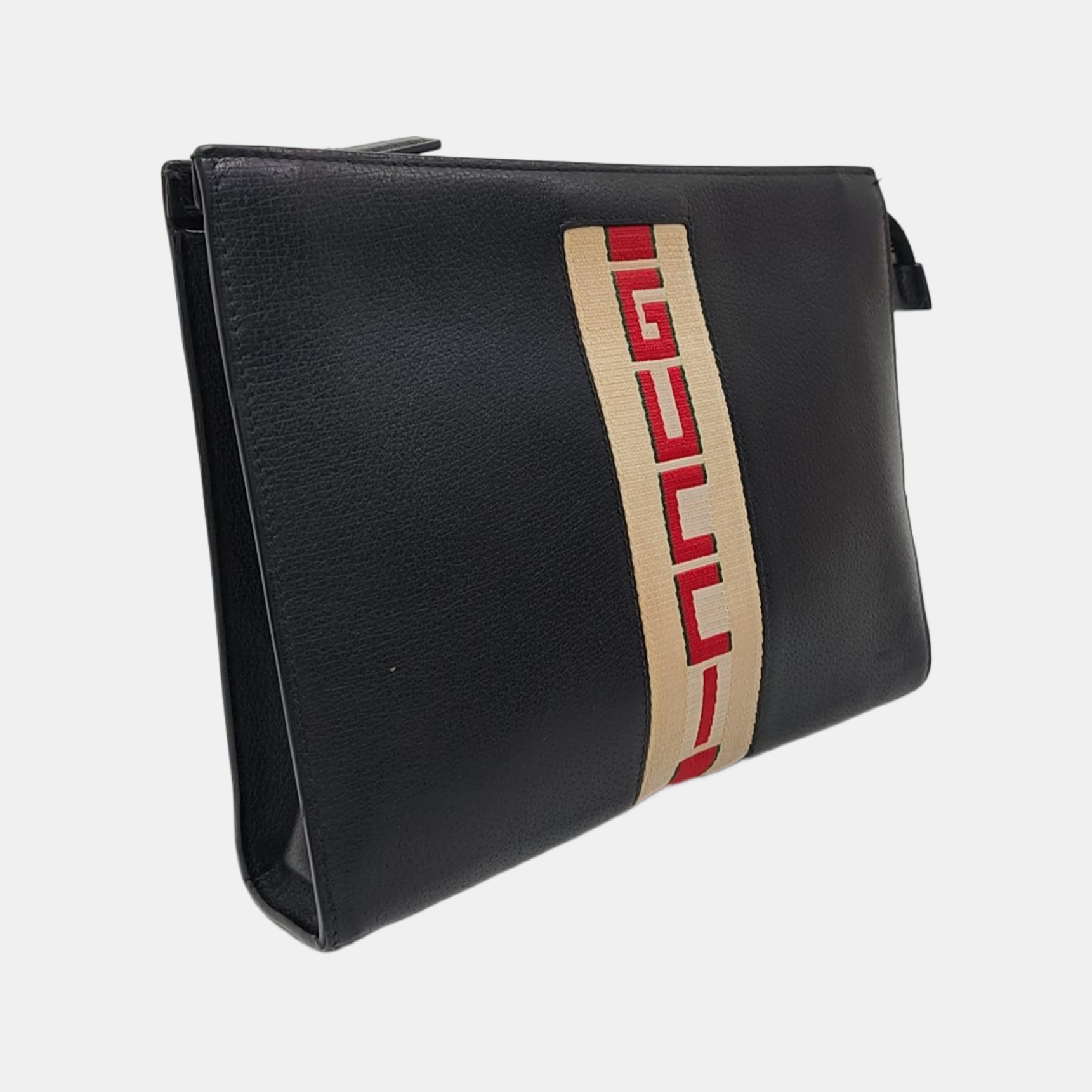 Calfskin Clutch Black