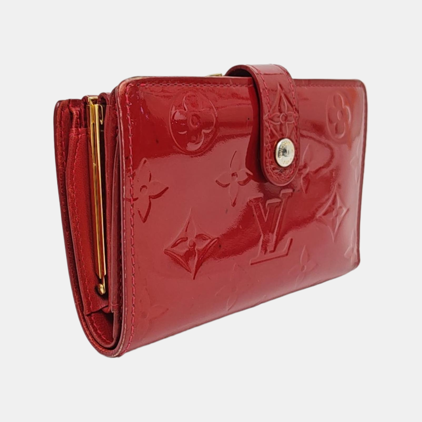 VIENNOIS Patent Leather Red Wallet