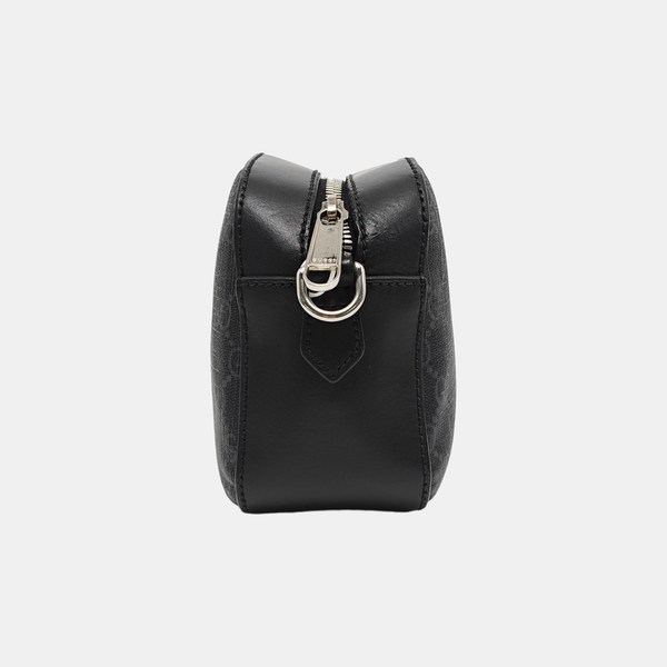 Monogram Coated Canvas Shoulder Bag Gray