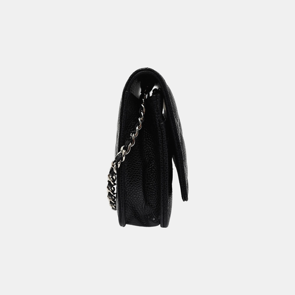 WOC Quilted Grained Calfskin Black